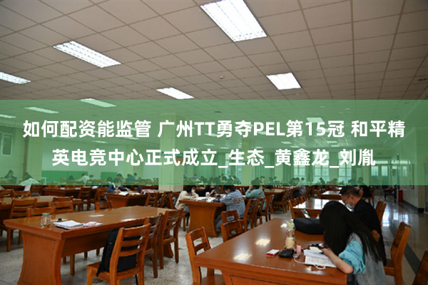 如何配资能监管 广州TT勇夺PEL第15冠 和平精英电竞中心正式成立_生态_黄鑫龙_刘胤