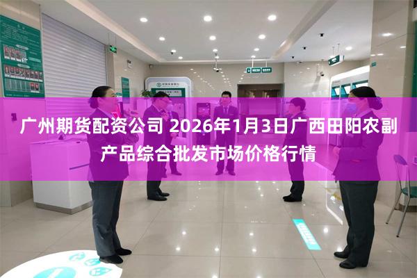 广州期货配资公司 2026年1月3日广西田阳农副产品综合批发市场价格行情